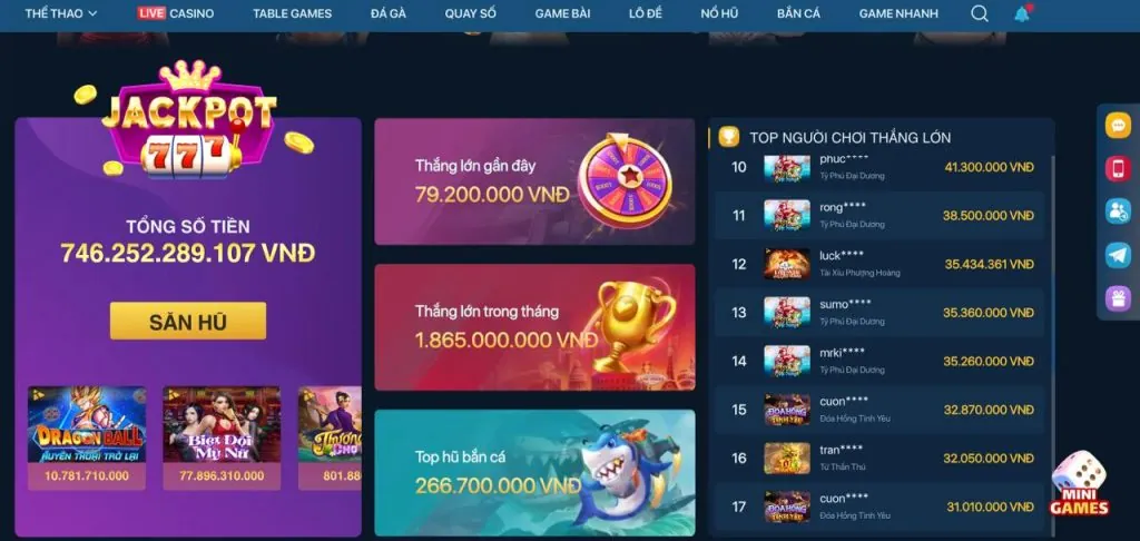 Thưởng nạp tiền lần đầu